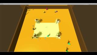 Thunder League - AI gameplay [indev footage 2015-08-04]