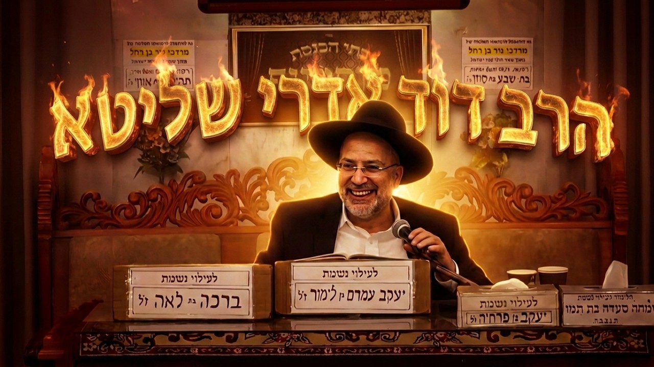 איך קונים מידות טובות? הרב דוד אדרי בשיחת מוסר מרתקת