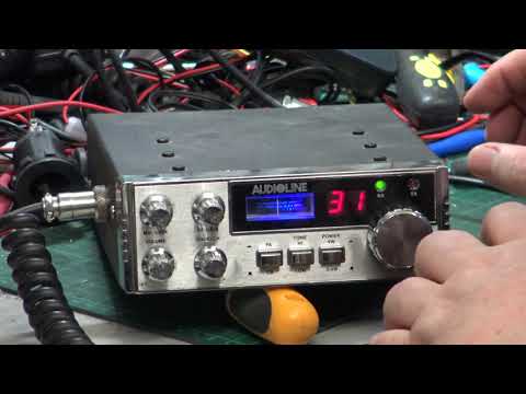 Audioline PT341 CB27/81 UK FM CB radio - On The Air Test