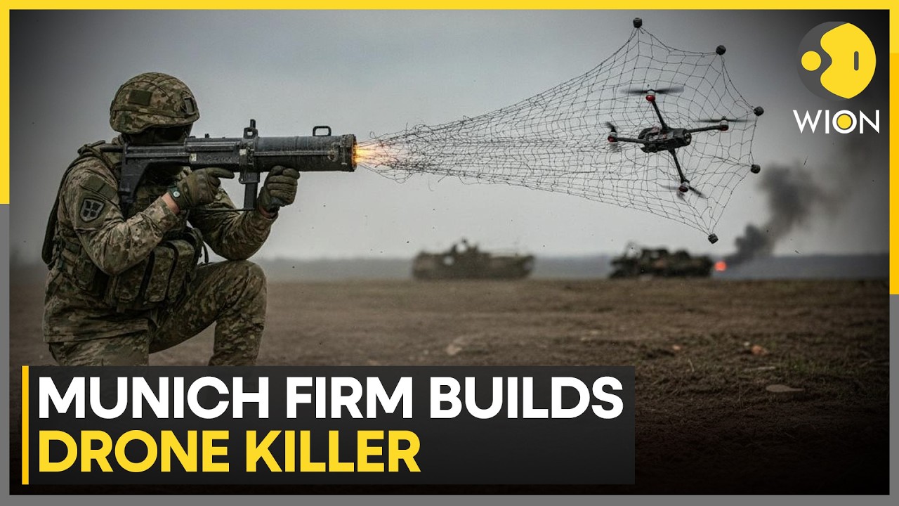 Munich Firm Develops Technology To Take Down Drones | WION World News