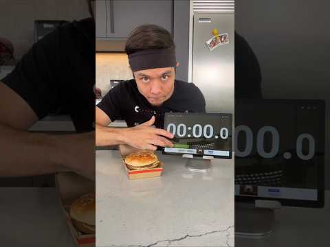 Big Mac Under 1 Minute #BigMacChallenge