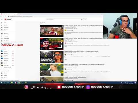 HUDSON REAGINDO A ILUSÃO "CRACOLANDIA"