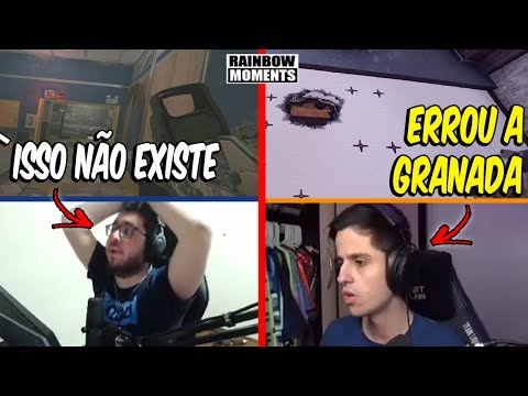 TIMING BIZARRO DO PALUH, RAZAH E NESK ERRANDO GRAN4D4, NESK TILTANDO - MELHORES MOMENTOS LIVES R6