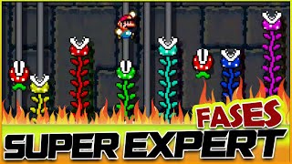 O LABORATÓRIO DAS PLANTAS!!! - Super Expert | Super Mario Maker 2