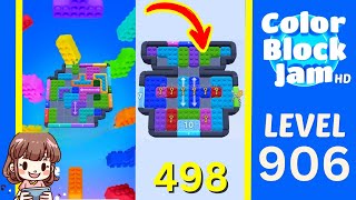 Solution du Niveau 906 de Color Block Jam