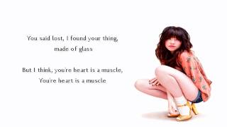 Carly Rae Jepsen - Your Heart Is A Muscle (Lyric Video)