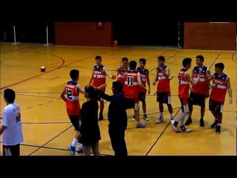 Resumen partido baloncesto junior preferente Móstoles vs CBM Majadahonda. 17/02/2013.