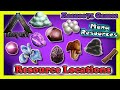 ARK Lost City All Key Resource Locations In 4 Minutes ️