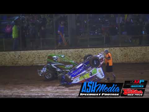 Compact Speedcars: Rollover after the Finish! - Kingaroy Speedway