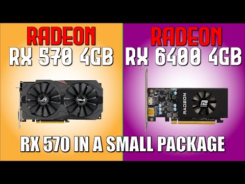 RX 6400 4GB  VS RX 570 4GB | 7 Games Tested | Review