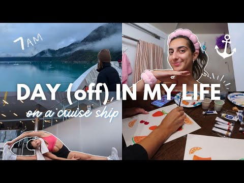 Thumbnail for productive sea DAY OFF living on a cruise ship 🛳️✨🛟