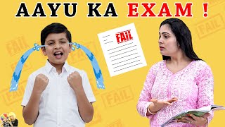 AAYU KA EXAM | Moral Story For Kids During Exams | Funny Types of Students | Aayu and Pihu Show