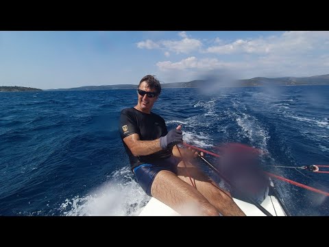 First 14 surfing high wind