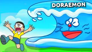 Download lagu Doraemon Became Giant TSUNAMI in Roblox! mp3