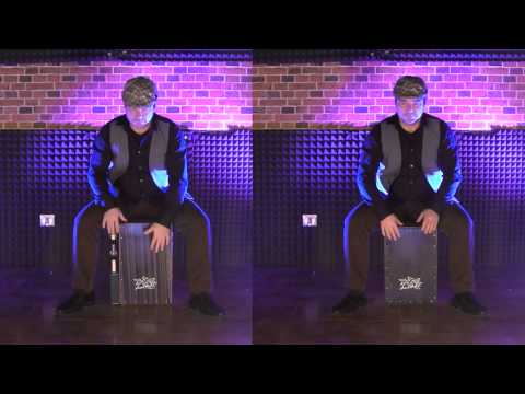 Dante Agostini "Brazilian snare" on Cajon