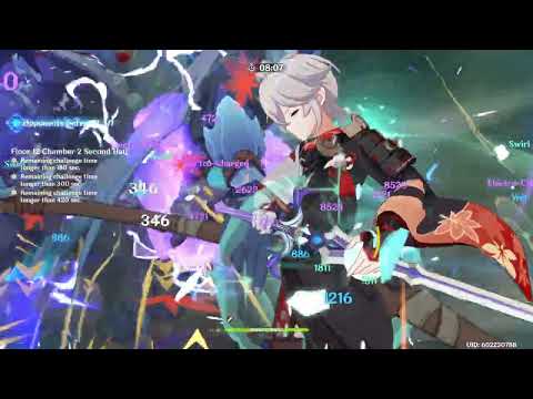 [INAZUMA CATALYST SUPREMACY] Hypercarry Wanderer & Kokomi Taser vs. Spiral Abyss Floor 12