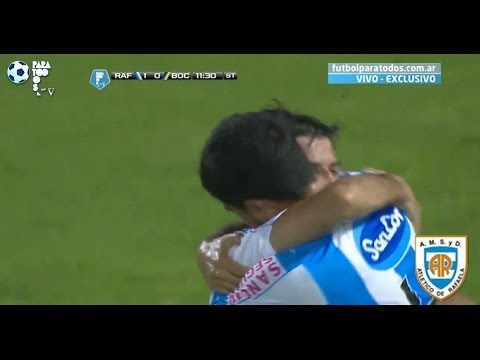 Gol de Erramuspe. Rafaela 1 Boca 0. Fecha 3. Torneo Final 2014. Fútbol Para Todos
