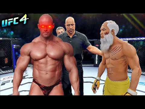 Old Bruce Lee vs. Mega Volt (EA sports UFC 4)