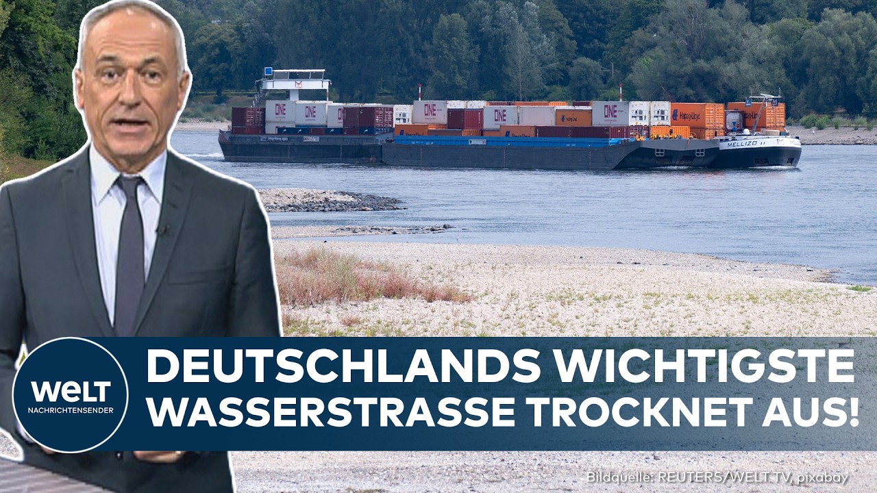 DEUTSCHLAND: Der Rhein schrumpft! Experten warnen vor Folgen für Industrie und Konjunktur