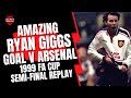 Amazing Ryan Giggs Goal v Arsenal -1999 FA Cup Semi-Final Replay