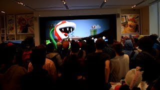 Piranha Plant Reveal for Super Smash Bros. Ultimate Live Reactions at Nintendo NY