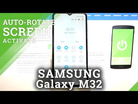 How to Rotate Screen – Disable Screen Auto-Rotation on SAMSUNG Galaxy M32