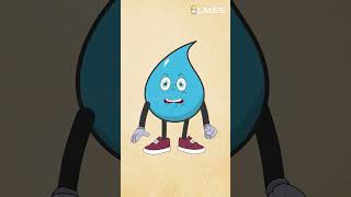 Water bending experiment with balloon for kids