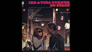 Ike and Tina Turner on stage side one