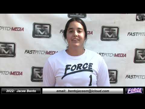2022 Jacee Bento 4.3 GPA - Pitcher Softball Skills Video - Fresno Force