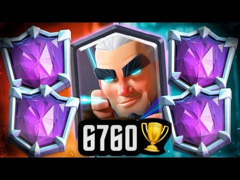 He's A MAGIC ARCHER GOD! INSANE! | 6760 TROPHIES!