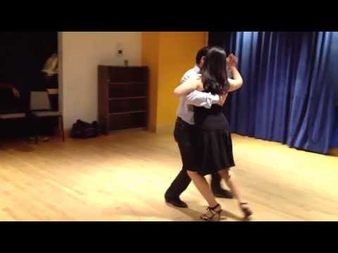 Tango (Intermediate) - Sequence with Boleos, Sacada and Giro