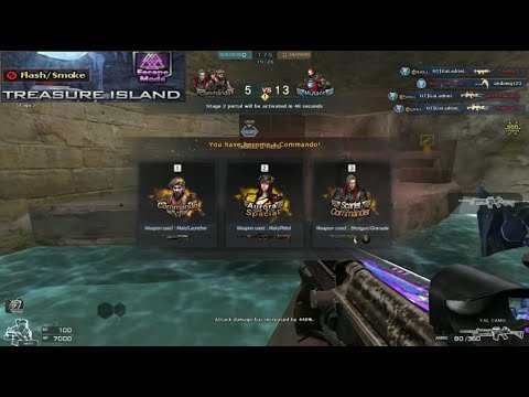 CrossFire Game PLay Mutant Escape Treasure Island(Scarled Commander)