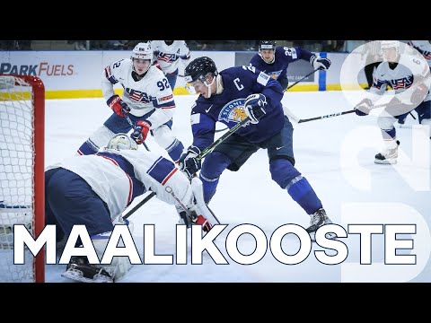Maalikooste: USA kukisti Suomen nuorten MM-kisojen harjoitusottelussa