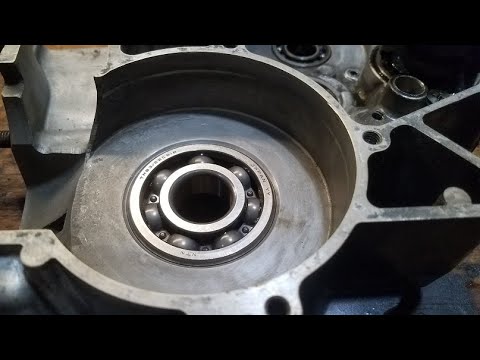 Install Motorcycle Crankshaft Main Bearings the EASY way - NO TOOLS, NO DAMAGE!