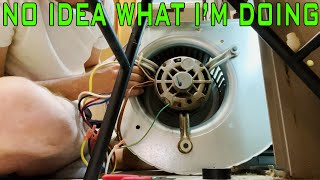 Replacing my furnace motor to fix my AC