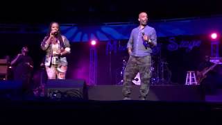 Lalah Hathaway &amp; Rahsaan Patterson sing Michael Jackson&#39;s &quot;Rock With You&quot; at Riverfront Jazz