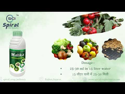 Thiamethoxam 12.6 Lambdacyhalothrin 9.5 zc Spiral Malika Insecticide