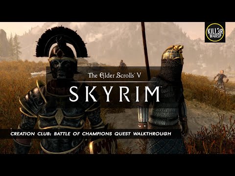 SKYRIM: Creation Club Battle Of Champions Quest Walkthrough