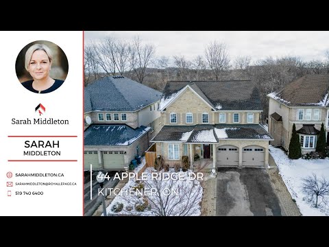 Kitchener Real Estate | 44 Apple Ridge Dr | Sarah Middleton