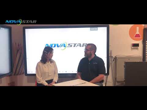 An interview in Spanish with NovaStar's  distributor, Charmex