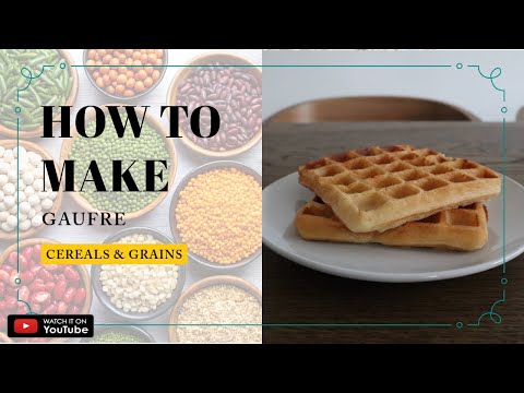 How to Make Gaufre | Belgian Waffle