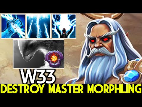 W33 [Zeus] Power of God Destroy Master Morphling Mid Lane Dota 2