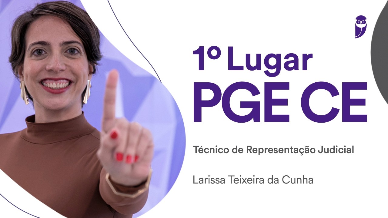 Baile dos Primeiros: Larissa Cunha, aprovada em 1º na PGE-CE para Técnico - Esp. Contabilidade