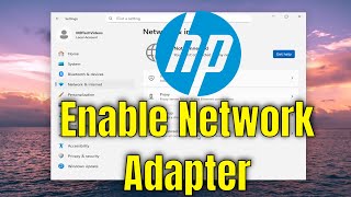 How To Enable Network Adapter on HP Laptop [Guide]