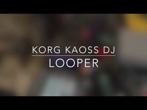 Korg Kaoss DJ as looper (Elektron Rytm) + single deck dj'ing