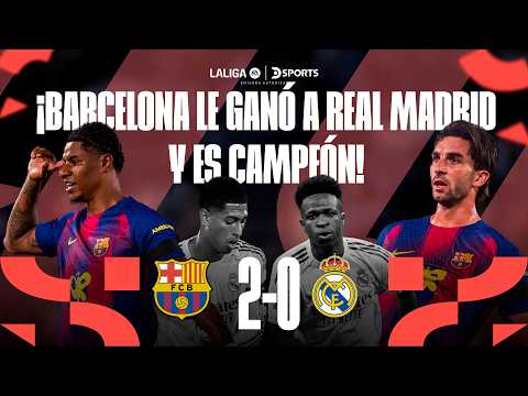 Video: EL BARCA LE GANÓ AL MERENGUE Y GRITÓ CAMPEÓN