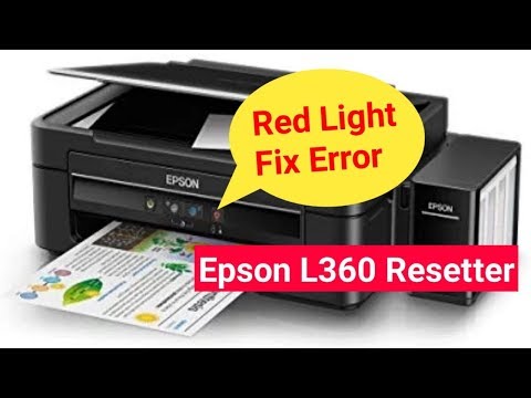 EPSON L360 Resetter 【100% FREE】 Adjustment Program