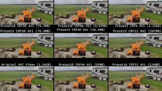 AV1 Encode Test Comparison