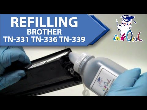 How to Refill a Brother TN-331, TN-336, TN-339 Toner Cartridge