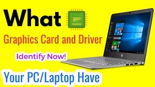 How to Identify Graphics Cards and Driver in Pc/Laptop (Step by Step) | 2 Methods